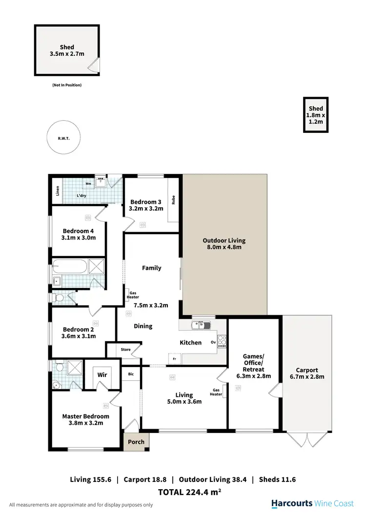 Floorplan of Homely house listing, 10 Williams Avenue, Hackham West SA 5163