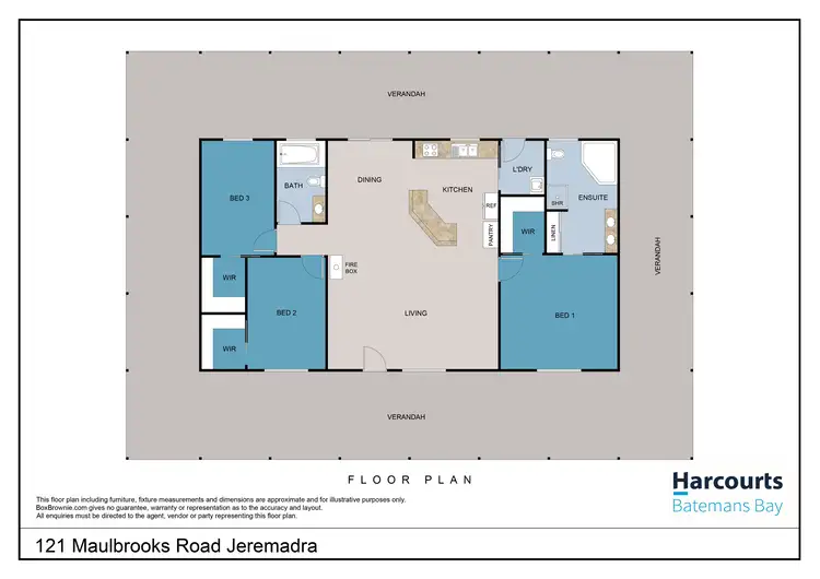 Floorplan of Homely house listing, 121 Maulbrooks Road, Jeremadra NSW 2536
