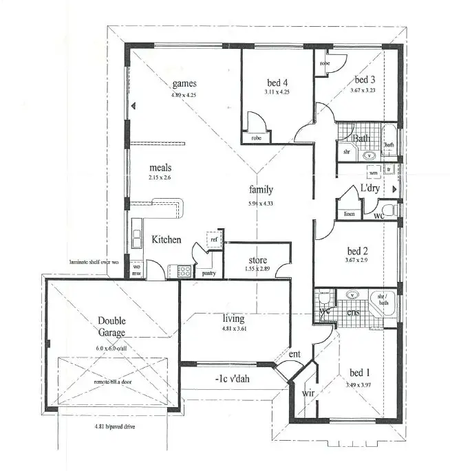Floorplan of Homely house listing, 88 Lagoon Drive, Yanchep WA 6035