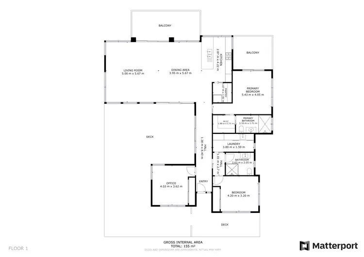 Floorplan of Homely house listing, 43 Stieglitz Street, Falmouth TAS 7215