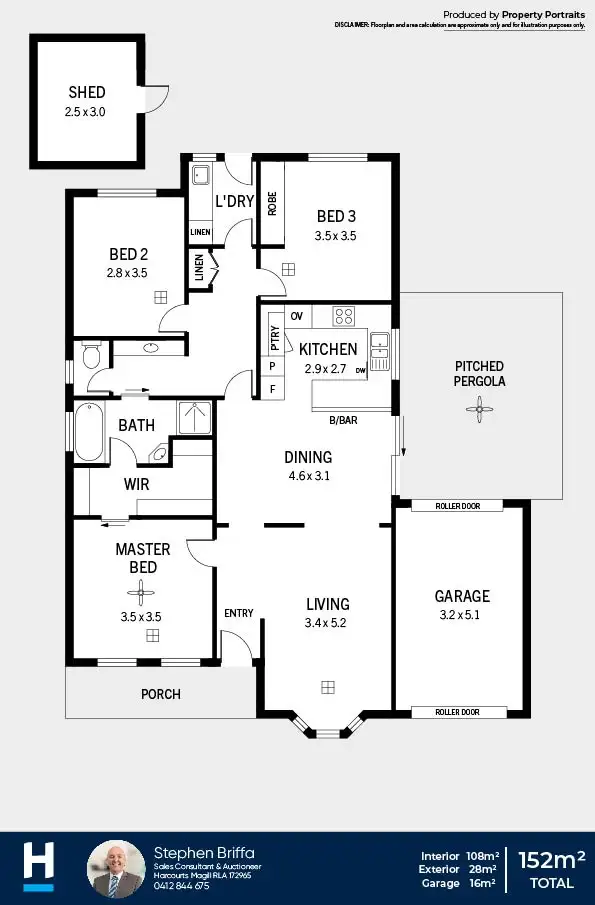Floorplan of Homely house listing, 3 Park Terrace, Magill SA 5072