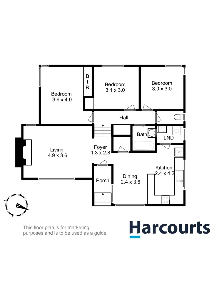 Floorplan of Homely house listing, 11 Tootonga Street, Chigwell TAS 7011