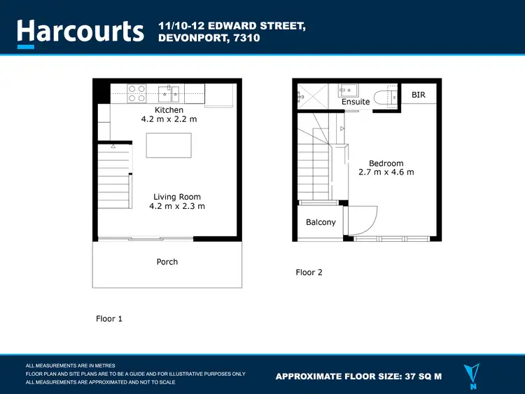 Floorplan of Homely unit listing, 11/10-12 Edward Street, Devonport TAS 7310