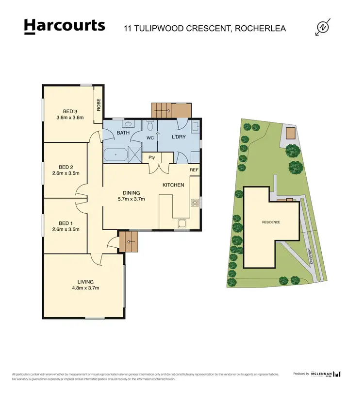 Floorplan of Homely house listing, 11 Tulipwood Crescent, Rocherlea TAS 7248