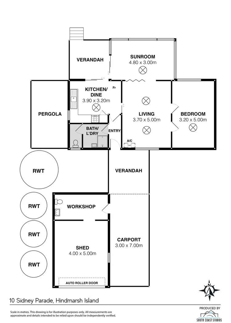 Floorplan of Homely house listing, 10 Sidney Parade, Hindmarsh Island SA 5214