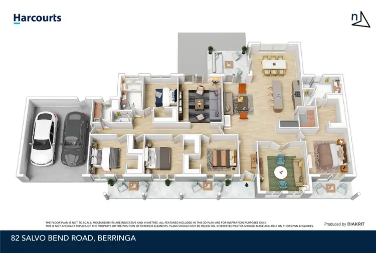 Floorplan of Homely house listing, 82 Salvo Bend Road, Berringa VIC 3351