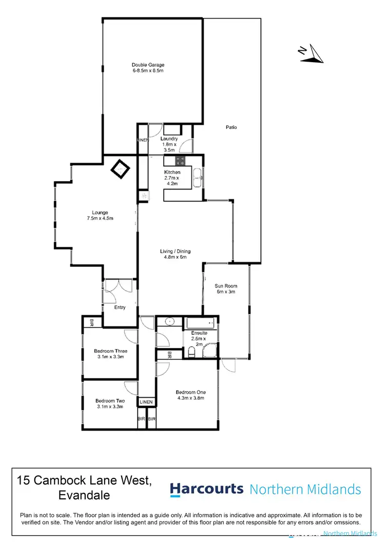 Floorplan of Homely house listing, 15 Cambock Lane, Evandale TAS 7212