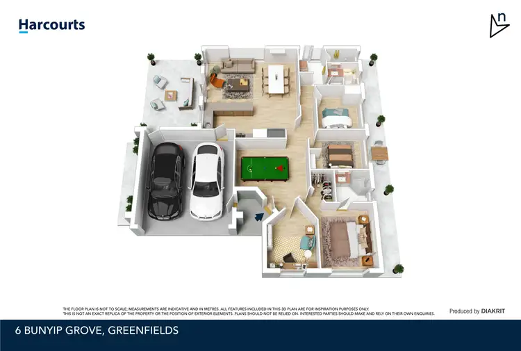 Floorplan of Homely house listing, 6 Bunyip Grove, Greenfields WA 6210
