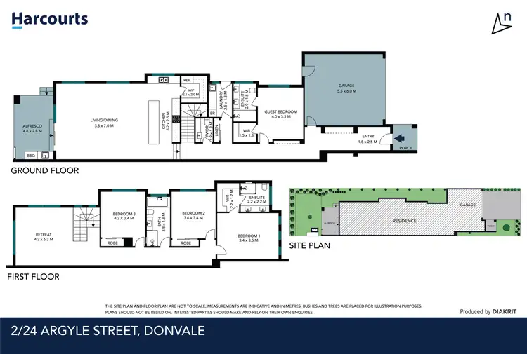 Floorplan of Homely townhouse listing, 2/24 Argyle Street, Donvale VIC 3111