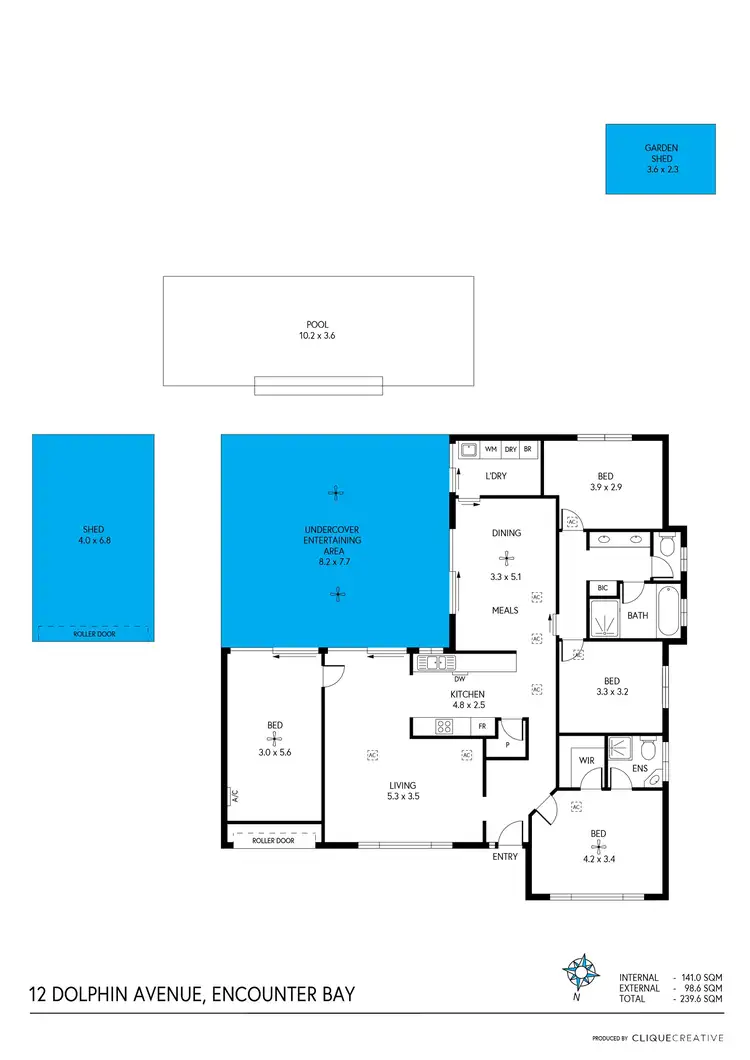 Floorplan of Homely house listing, 12 Dolphin Avenue, Encounter Bay SA 5211