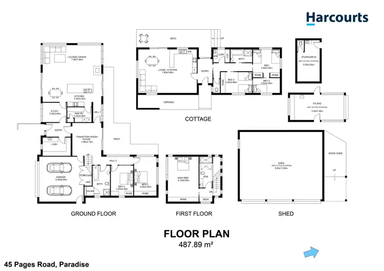 Floorplan of Homely house listing, 45 Pages Road, Paradise TAS 7306