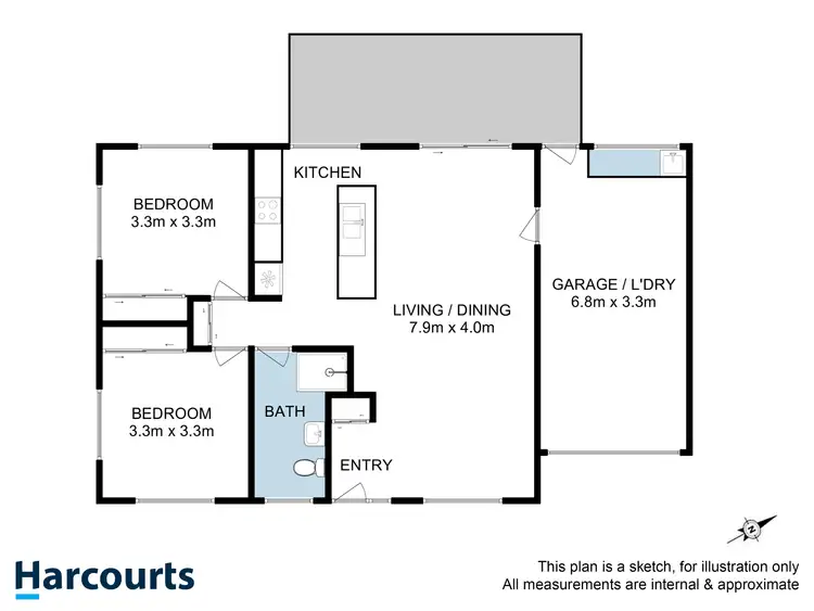 Floorplan of Homely unit listing, 5/25 Thistle Down, Huntingfield TAS 7055