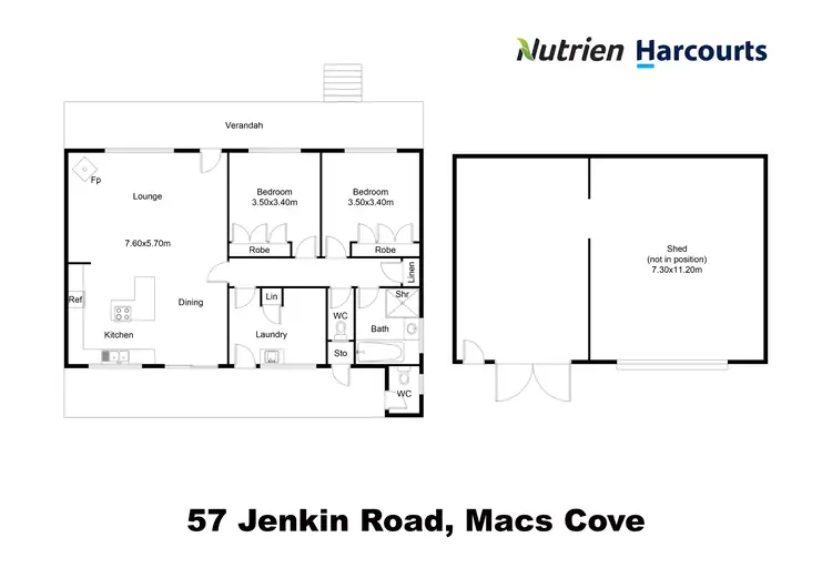 Floorplan of Homely house listing, 57 Jenkin Road, Macs Cove VIC 3723