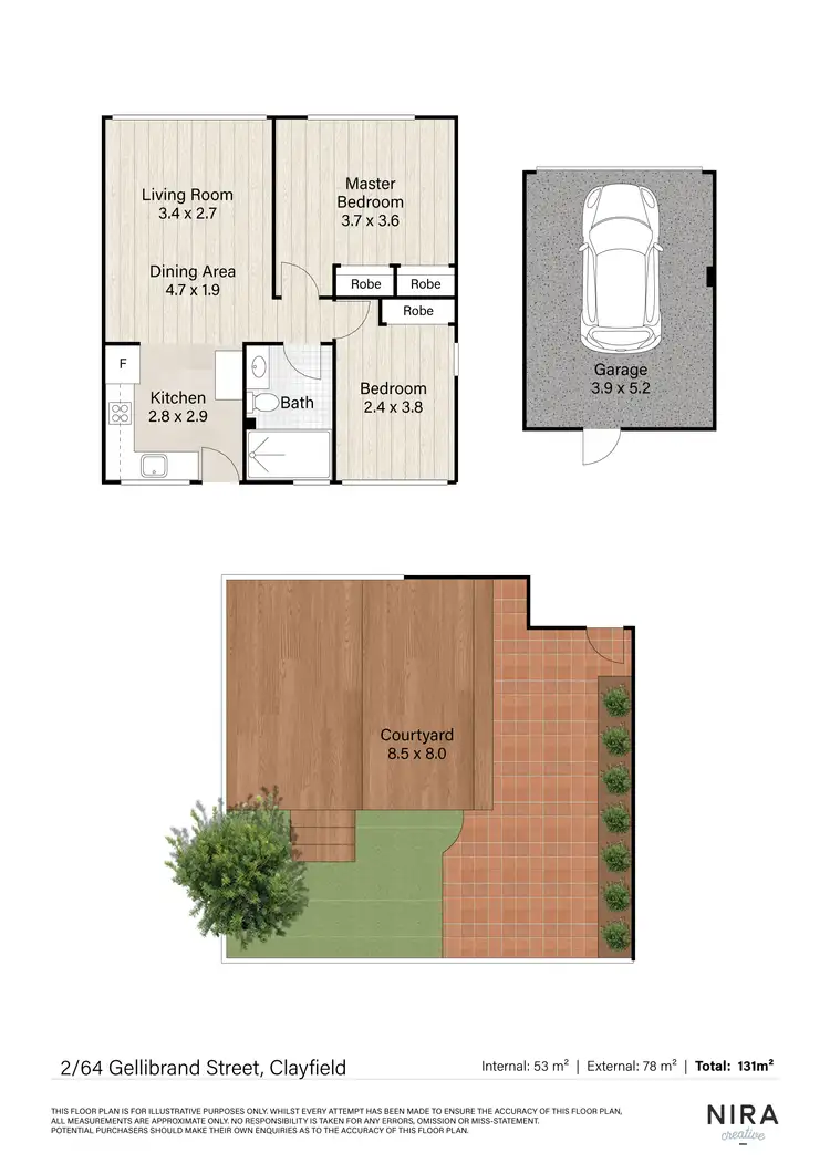Floorplan of Homely unit listing, 2/64 Gellibrand Street, Clayfield QLD 4011