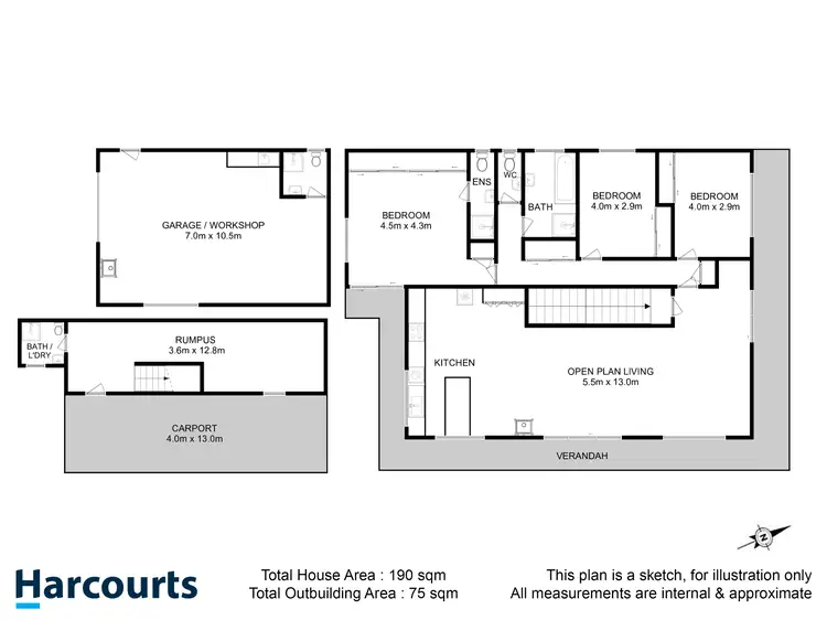 Floorplan of Homely house listing, 69 Andersons Road, Lower Longley TAS 7109