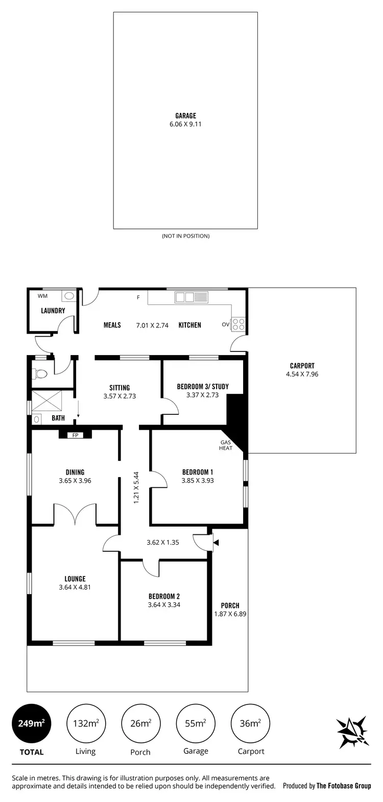 Floorplan of Homely house listing, 5 Kurrajong Avenue, Dry Creek SA 5094