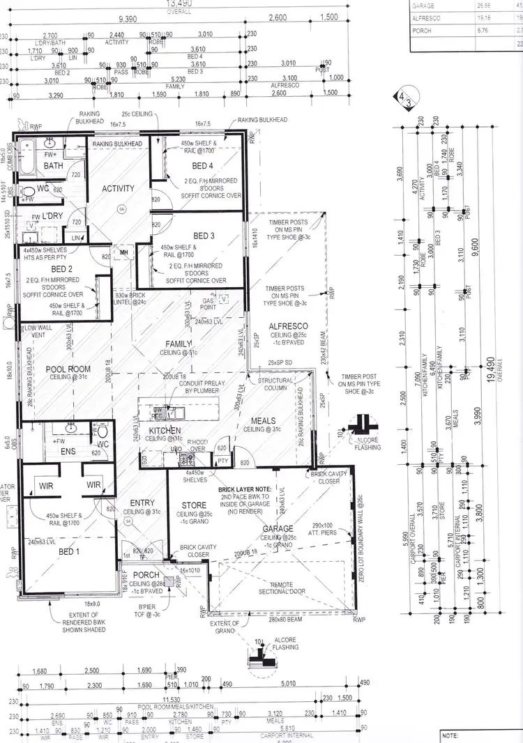 Floorplan of Homely house listing, 67 Blackwood Meander, Yanchep WA 6035