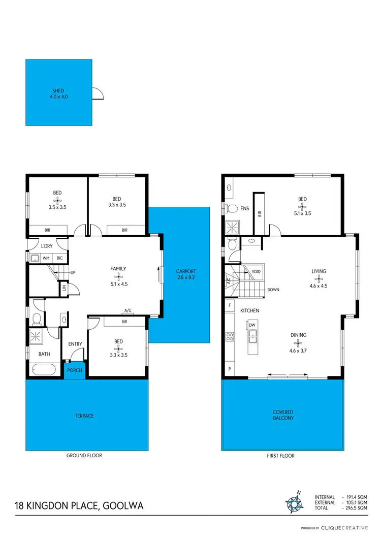 Floorplan of Homely house listing, 18 Kingdon Place, Goolwa SA 5214