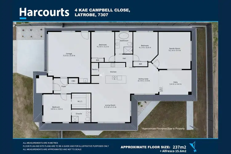 Floorplan of Homely house listing, 4 Kae Campbell Close, Latrobe TAS 7307