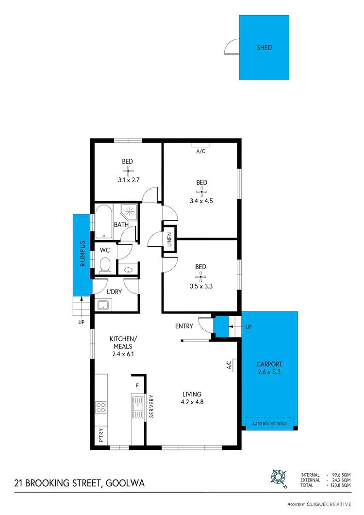 Floorplan of Homely house listing, 21 Brooking Street, Goolwa SA 5214