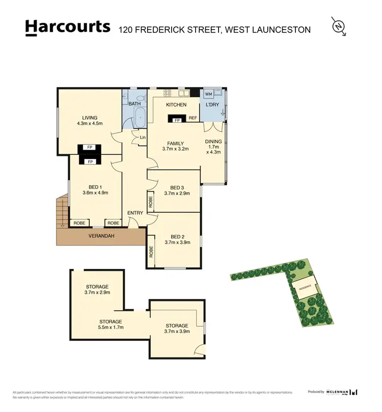 Floorplan of Homely house listing, 120 Frederick Street, West Launceston TAS 7250