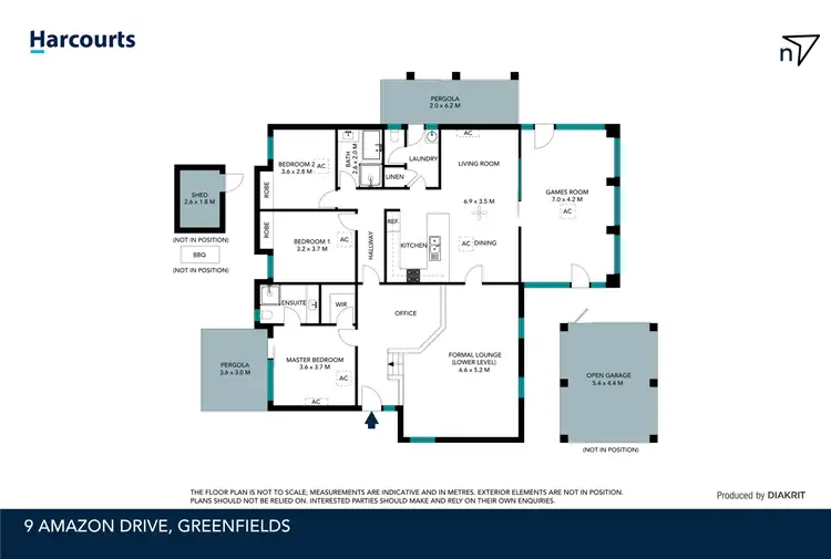 Floorplan of Homely house listing, 9 Amazon Drive, Greenfields WA 6210