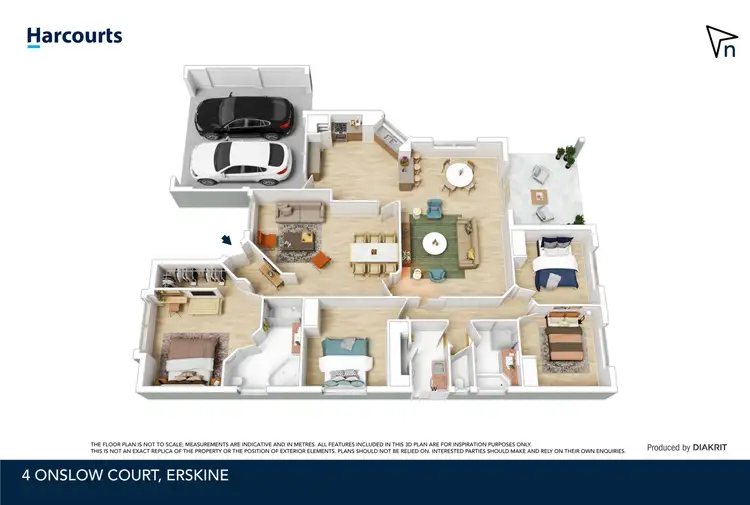 Floorplan of Homely house listing, 4 Onslow Court, Erskine WA 6210