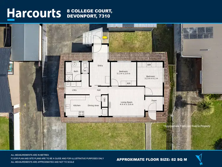 Floorplan of Homely house listing, 8 College Court, Devonport TAS 7310