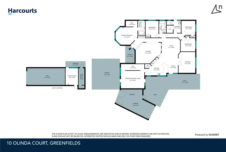 Floorplan of Homely house listing, 10 Olinda Court, Greenfields WA 6210