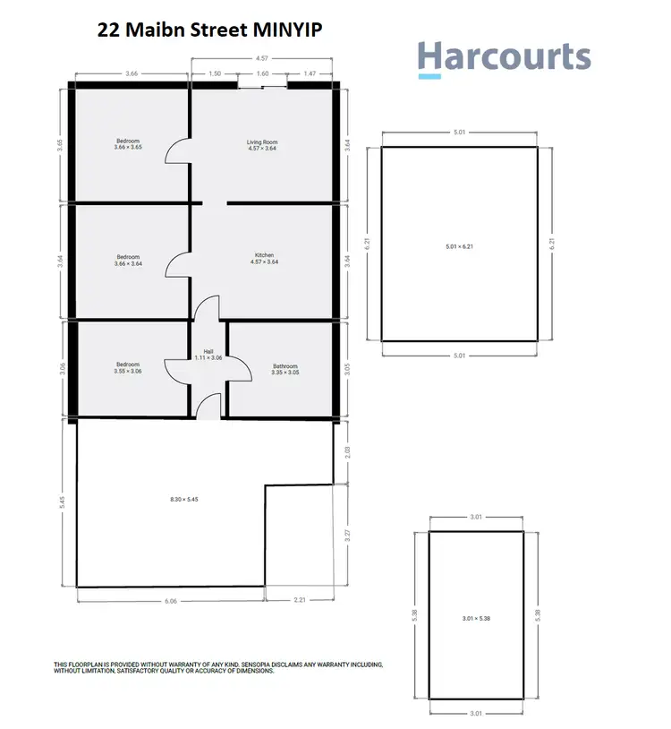 Floorplan of Homely house listing, 22 Main Street, Minyip VIC 3392