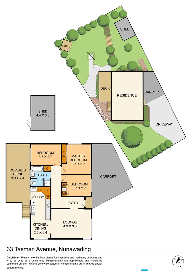Floorplan of Homely house listing, 33 Tasman Avenue, Nunawading VIC 3131