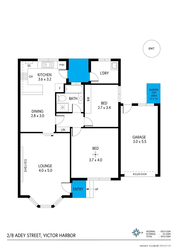 Floorplan of Homely house listing, 2/8 Adey Street, Victor Harbor SA 5211