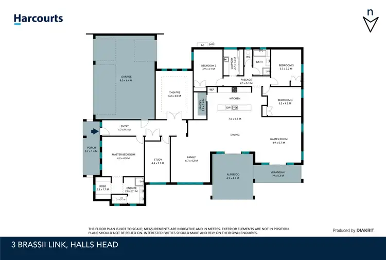Floorplan of Homely house listing, 3 Brassii Link, Halls Head WA 6210