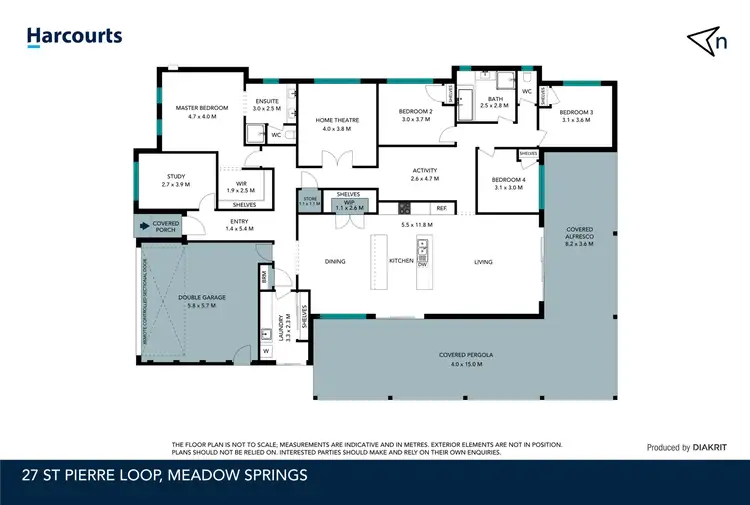 Floorplan of Homely house listing, 27 St Pierre Loop, Meadow Springs WA 6210