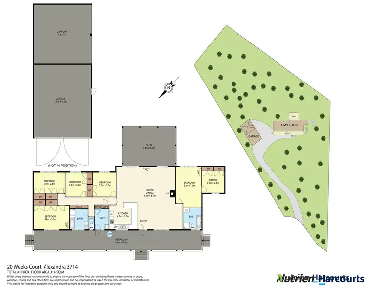 Floorplan of Homely house listing, 20 Weeks Court, Alexandra VIC 3714