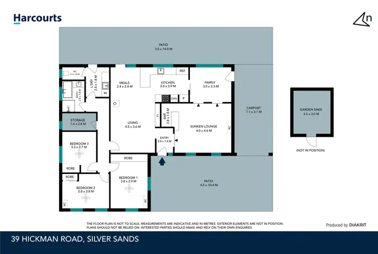 Floorplan of Homely house listing, 39 Hickman Road, Silver Sands WA 6210