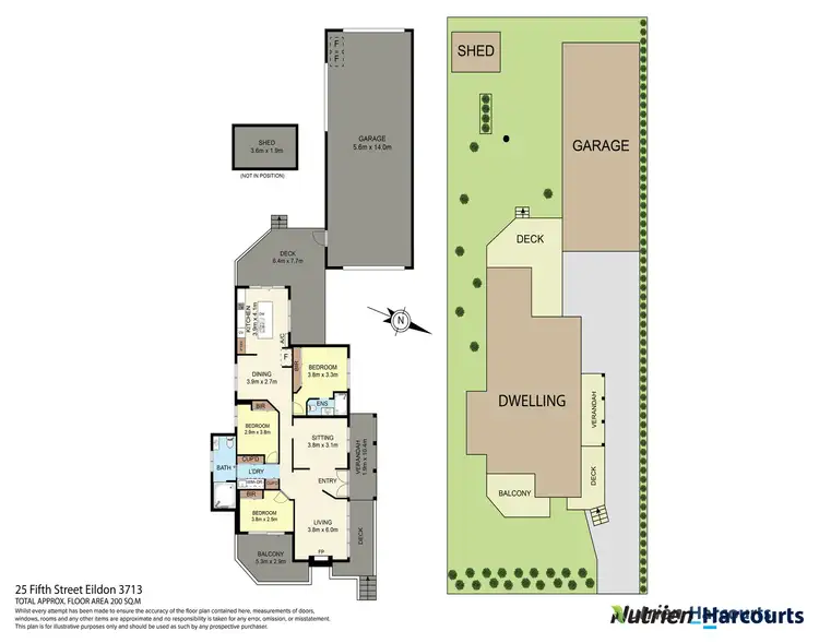 Floorplan of Homely house listing, 25 Fifth Street, Eildon VIC 3713