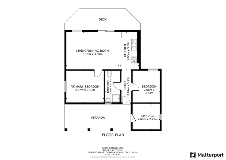 Floorplan of Homely house listing, 23249 Tasman Highway, Scamander TAS 7215