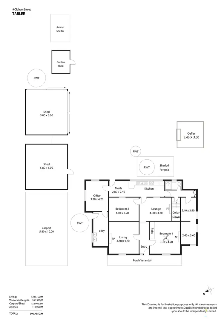 Floorplan of Homely house listing, 9 Oldham St, Tarlee SA 5411