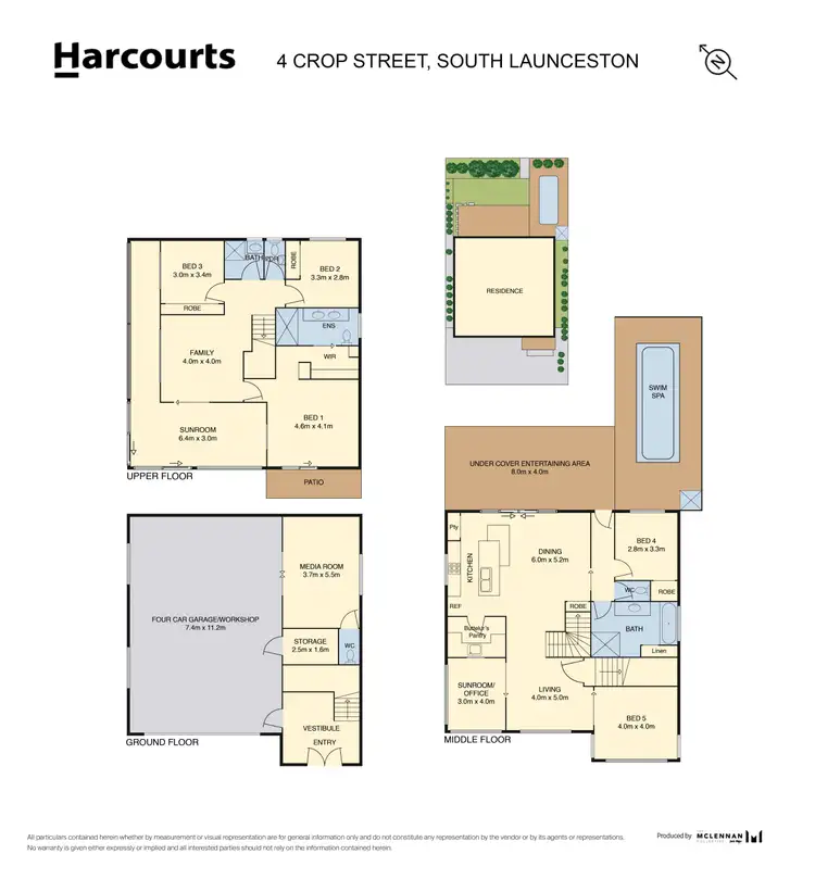 Floorplan of Homely house listing, 4 Crop Street, South Launceston TAS 7249