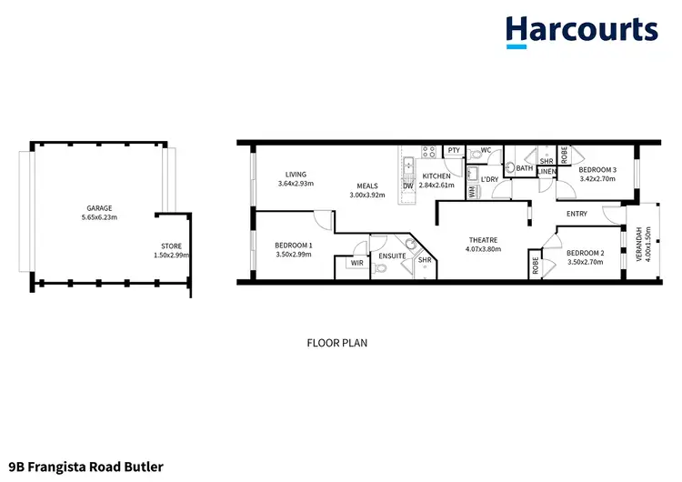 Floorplan of Homely house listing, 9B Frangista Road, Butler WA 6036