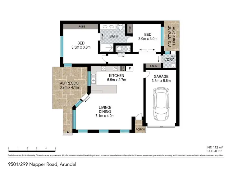 Floorplan of Homely retirement listing, 9501/299 Napper Road, Arundel QLD 4214