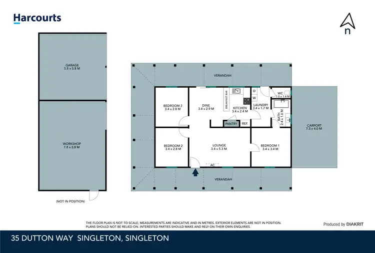 Floorplan of Homely house listing, 35 Dutton Way, Singleton WA 6175