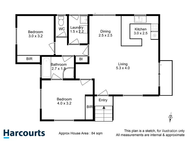Floorplan of Homely house listing, 3/17-19 Spring Street, Claremont TAS 7011