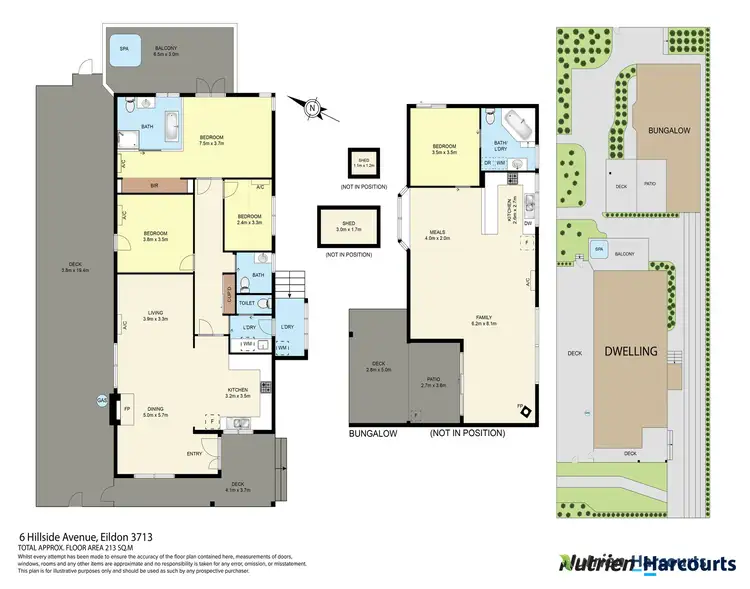 Floorplan of Homely house listing, 6 Hillside Avenue, Eildon VIC 3713