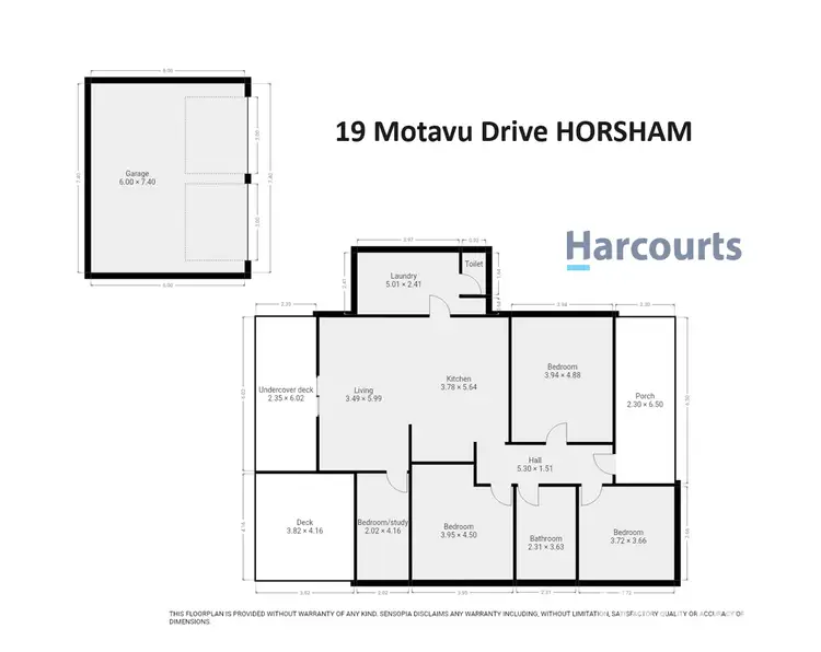 Floorplan of Homely house listing, 19 Motavu Drive, Horsham VIC 3400