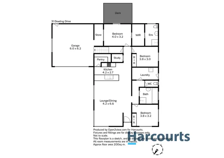 Floorplan of Homely house listing, 31 Dowling Drive, Romaine TAS 7320