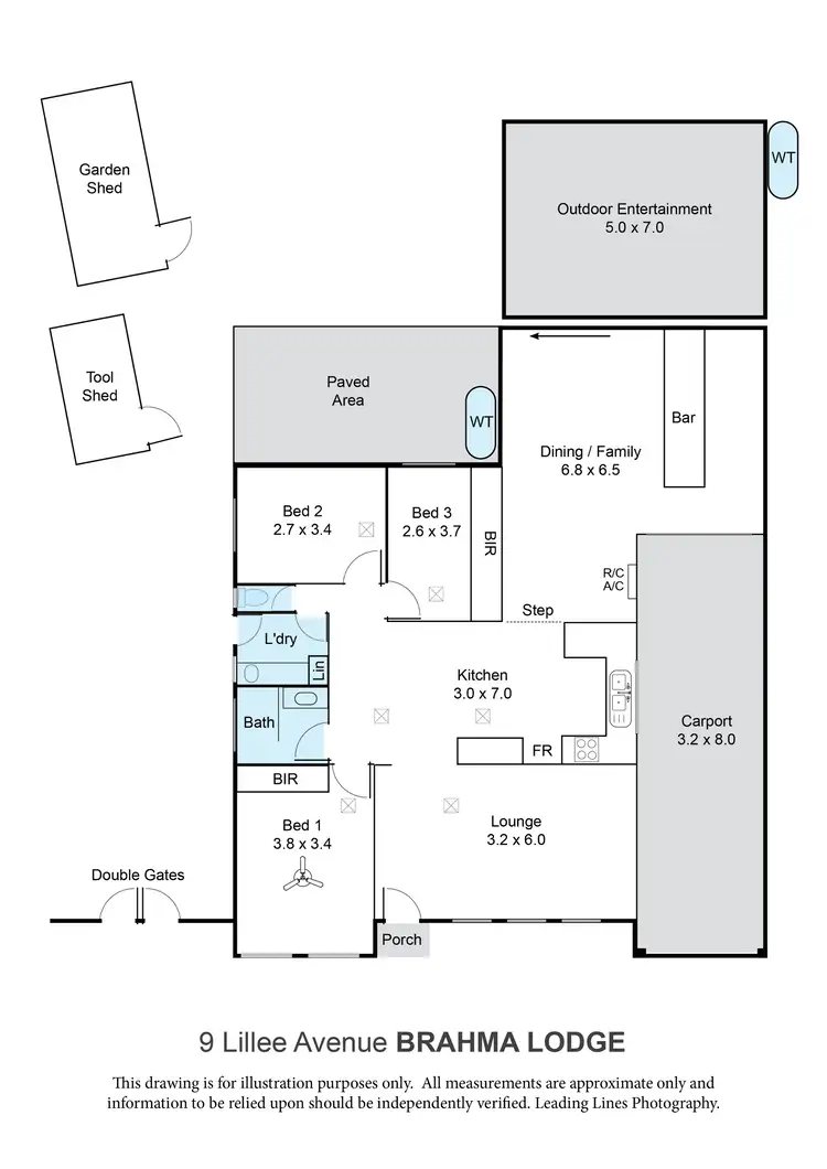 Floorplan of Homely house listing, 9 Lillee Avenue, Brahma Lodge SA 5109