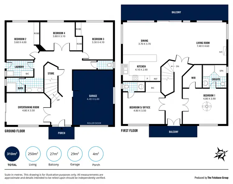Floorplan of Homely house listing, 5 Schah Court, Mccracken SA 5211