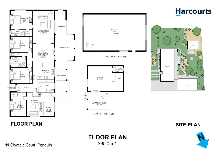 Floorplan of Homely house listing, 11 Olympic Court, Penguin TAS 7316